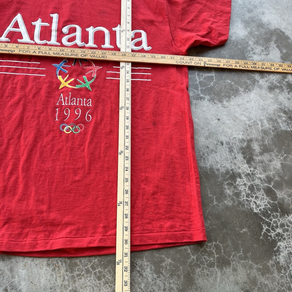 Vintage Atlanta Olympics 1996 Graphic Tee Shirt XL single Stitch USA - Picture 5 of 5